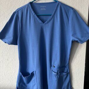 Jaanuu Ceil Blue Scrub Top